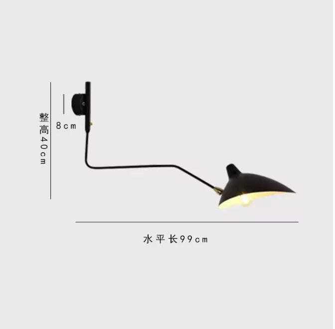 Designer Spider Serge Mouille Ceiling Lamp Black Industrial Ceiling Chandelier