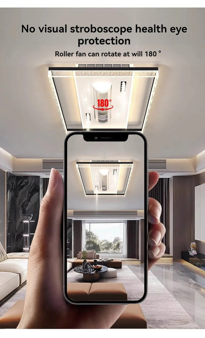 Ceiling Fan Light Invisible Bladeless Ceiling Lamp With Remote Control