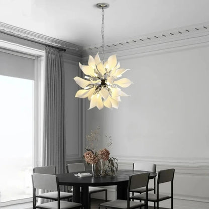 Nordic Petal chandelier Luxury Ceramic Pendant Lamp