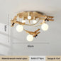 Airplane Chandelier Ceiling lamp Wooden Airplane Pendant Light