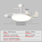 Ceiling Fan With Light Modern Remote Smart Invisible Ceiling Fan Bedroom Lamp