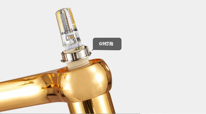 Crown Major Chandelier Nordic Tube Silver Chandelier Modern Led Luxury Chandelier