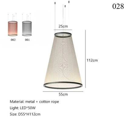 Spanish Tassel Chandelier Modern Villa Empty Stairs Living Dining Room Creative Chandelier