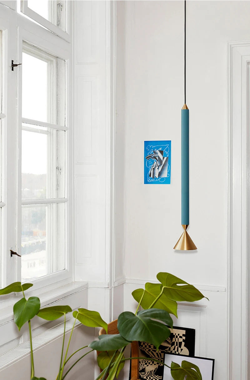 Italian Designer minimalist pendant light Apollo long pole small chandelier LED Hanging Lamp