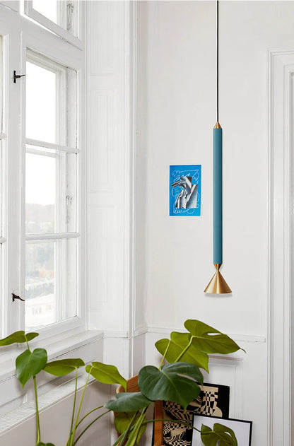Italian Designer minimalist pendant light Apollo long pole small chandelier LED Hanging Lamp