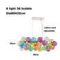 Gross glass bubble Pendant lamp bedroom kitchen island light