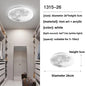 Lunar LED Ceiling Light Minimalist Bedroom Kitchen Balcony Decor Lighting Fixture