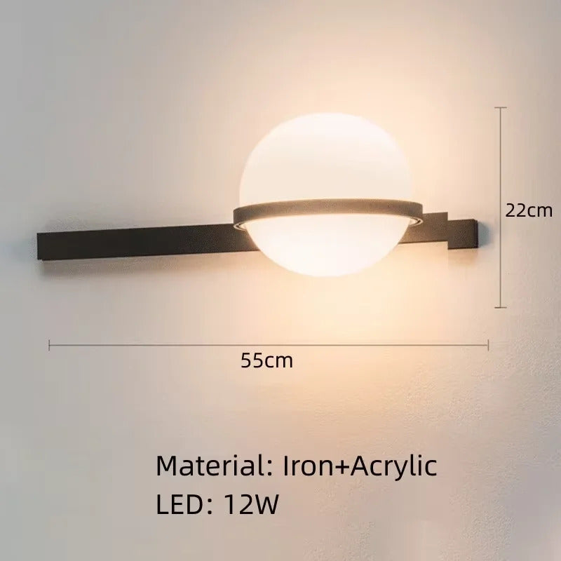 Plant Wall Light Modern Designer Led Study Bedroom Bedside Corridor Luxury Wall Lamp