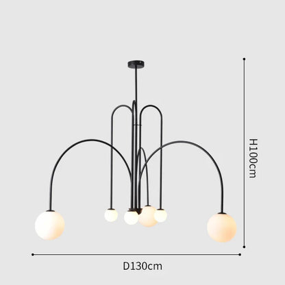 Nordic Minimalist Pendant Light Living Room Restaurant Lamp