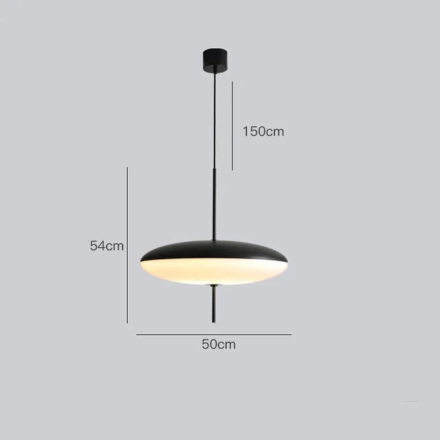Nordic Creative Internet Celebrity Flying Saucer Art Chandelier Dining Table Simple Round Bar Lamps