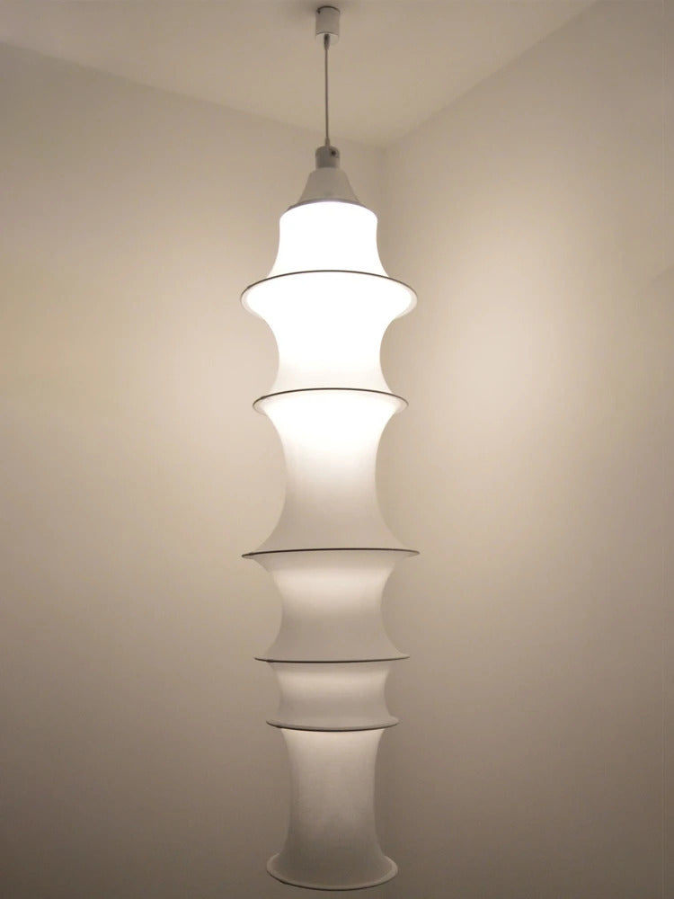 Nordic Minimalist Fabric Wabi Sabi Led Pendant Lights Bedroom Corner Bedside Lamp