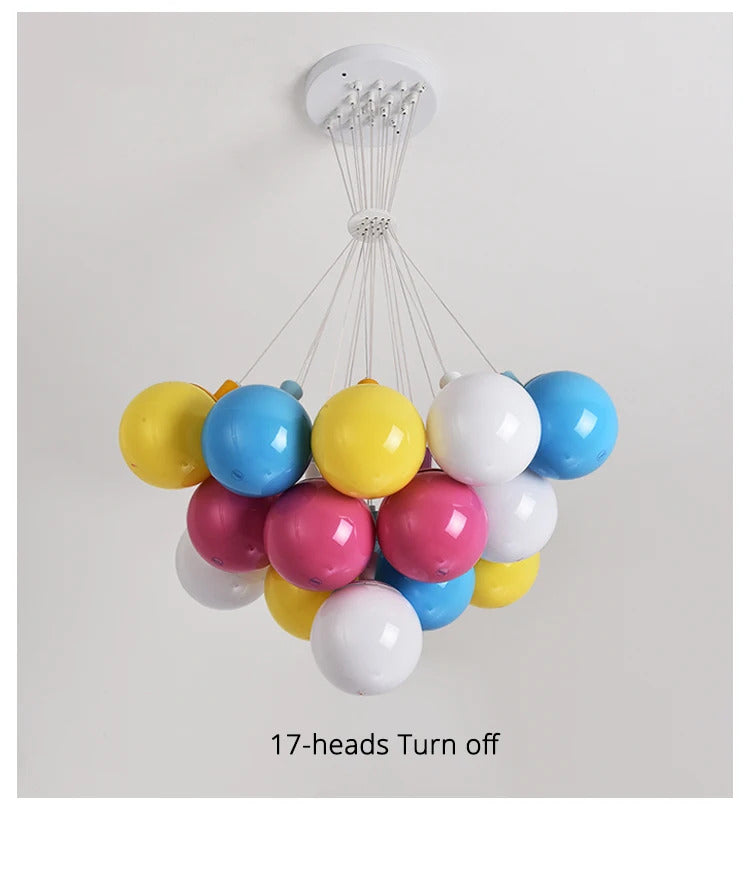 Nordic acrylic chandelier Decoration  Modern balloon lamp Indoor Lighting