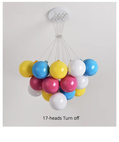 Nordic acrylic chandelier Decoration  Modern balloon lamp Indoor Lighting