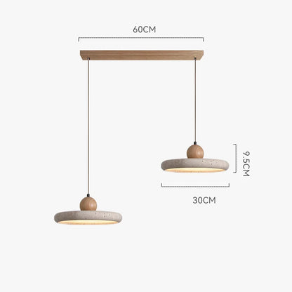 Natural Yellow Travertine Pendant Light Bedroom kitchen Light