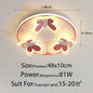 Butterfly ceiling lamp Children Room Indoor bedroom lamp