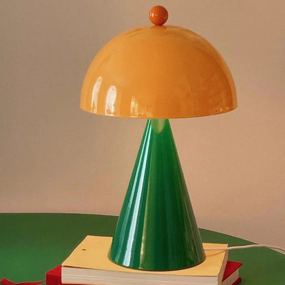 Memphis Mushroom Iron Art LED Table Lamps with Touch Switch USB Charging Desk Lights Living Room Bedroom Office Restaurant Study