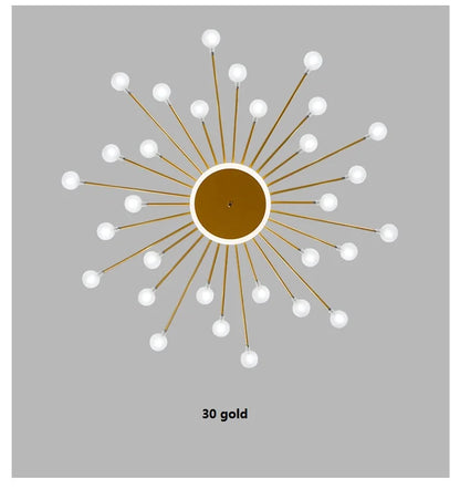 Modern glass ceiling light Living room kitchen light fixtures