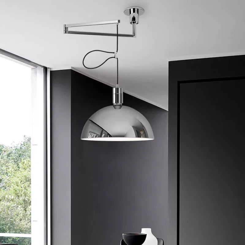 Bauhaus Telescoping Pendant Light Nordic Rocker Arm Movable swing hanging Lamps