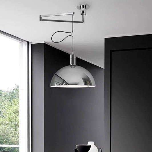 Bauhaus Telescoping Pendant Light Nordic minimalist Rocker Arm Movable  swing hanging Lamps