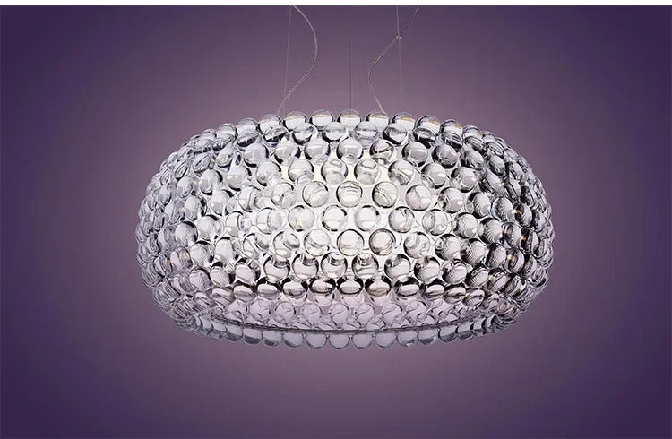 Nordic Foscarini Caboche LED Pendant Light Acrylic Ball Hanging Chandeliers Living Room Restaurant Decor Art Classical Luminaria