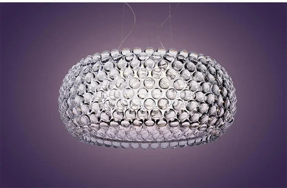 Nordic Foscarini Caboche LED Pendant Light Acrylic Ball Hanging Chandeliers Living Room Restaurant Decor Art Classical Luminaria