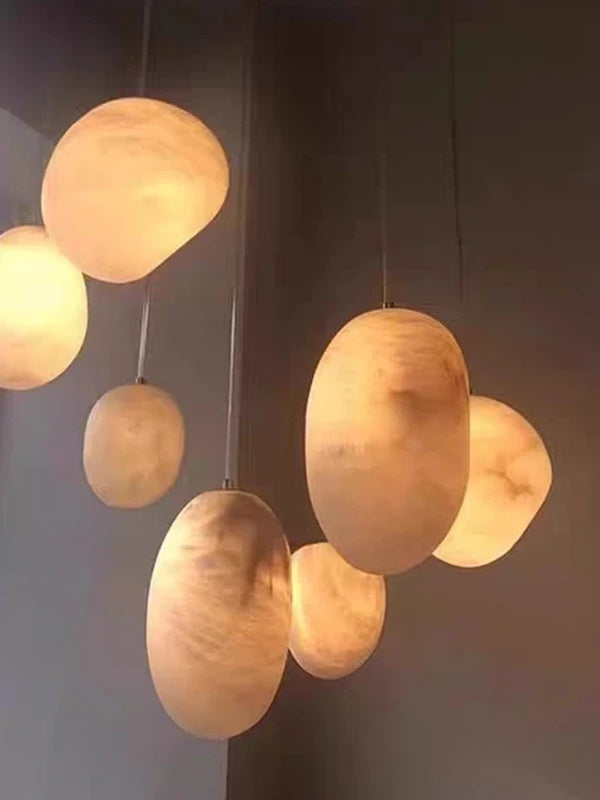 Pebbles Alabaster Pendant Lamp