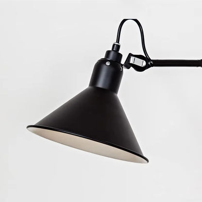 Nordic simple long black wall light Industrial Pole Swing Arm vintage Reading wall lamp