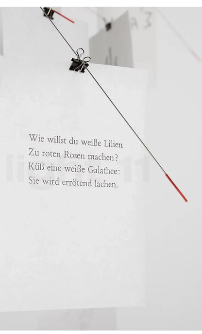 Zettel'z Pendant Light DIY Ingo Maurer Zettel chandelier for Living Room Kitchen Cafe Bar Decoration led Designer Pendant lamp