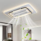 Invisible Bladeless Ceiling Fan LED Remote Control Living Room Dimmable Bladeless Fan Lamp