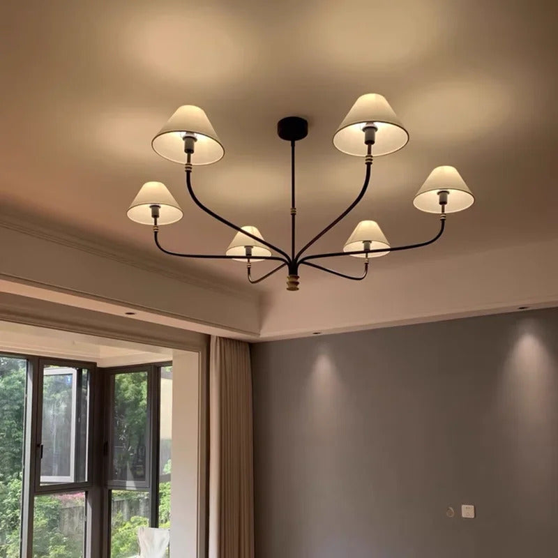 Mid century chandelier Bedroom dining room lighting