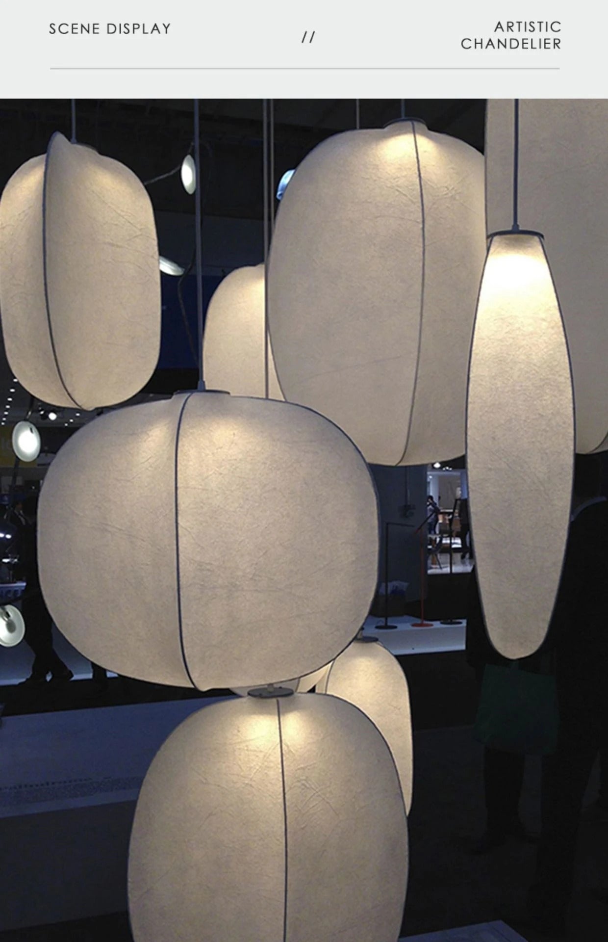 Mori pendant lamps decoration staircase light