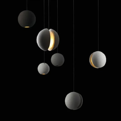 Moon Concrete Pendant Lamp