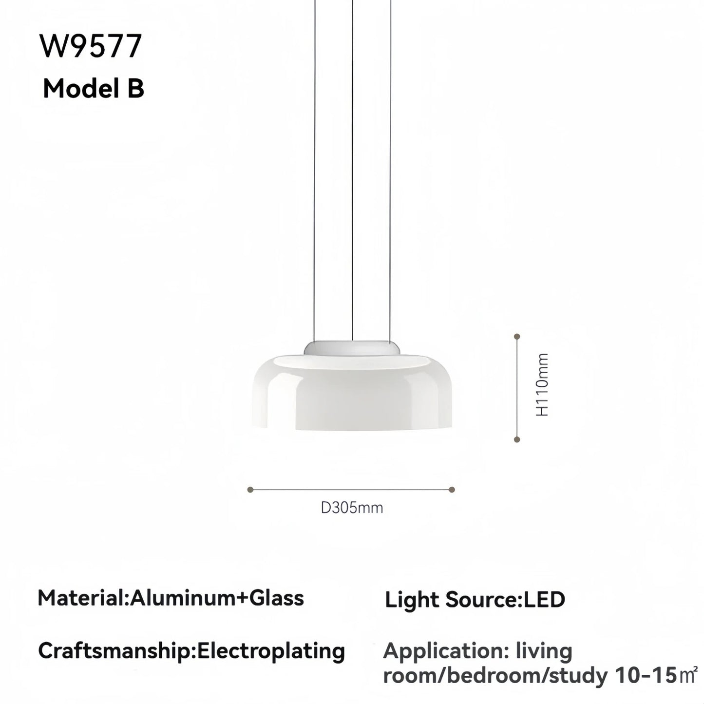 Italian Creative White Glass Shade Pendant Lights Nordic Led Bedside Lamp Round Hanging Lighting for Bar Dining Room Decor Light