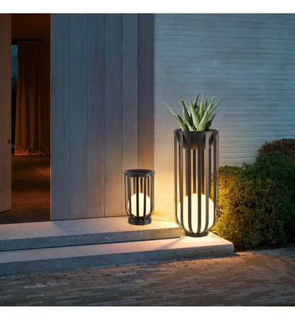 Outdoor Waterproof Lawn Lamps Solar Courtyard Balcony Garden Plant Flowerpot LED lamp