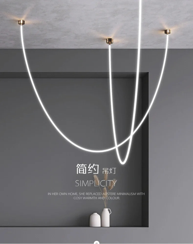 Tracer Loop Chandelier design interieur Light