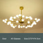 Nordic molecular chandelier G4 bulb ball chandelier