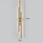 Modern Long Wall Lamp luxury minimalist black gold background LED Wall lights