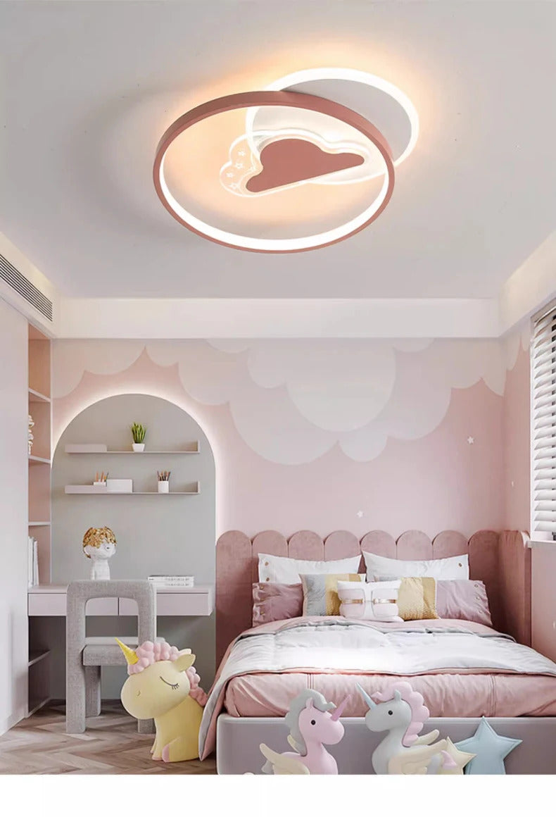 Children's Room Baby Room Ceiling Light LED Warm Boy Girl Bedroom Ceiling Lamps