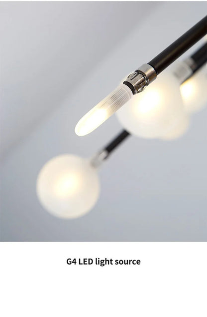 Modern glass ceiling light Living room kitchen light fixtures