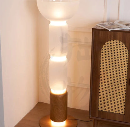 Italy Design LED Floor Lights Heavy Glass Modern Bright Floor Lamps