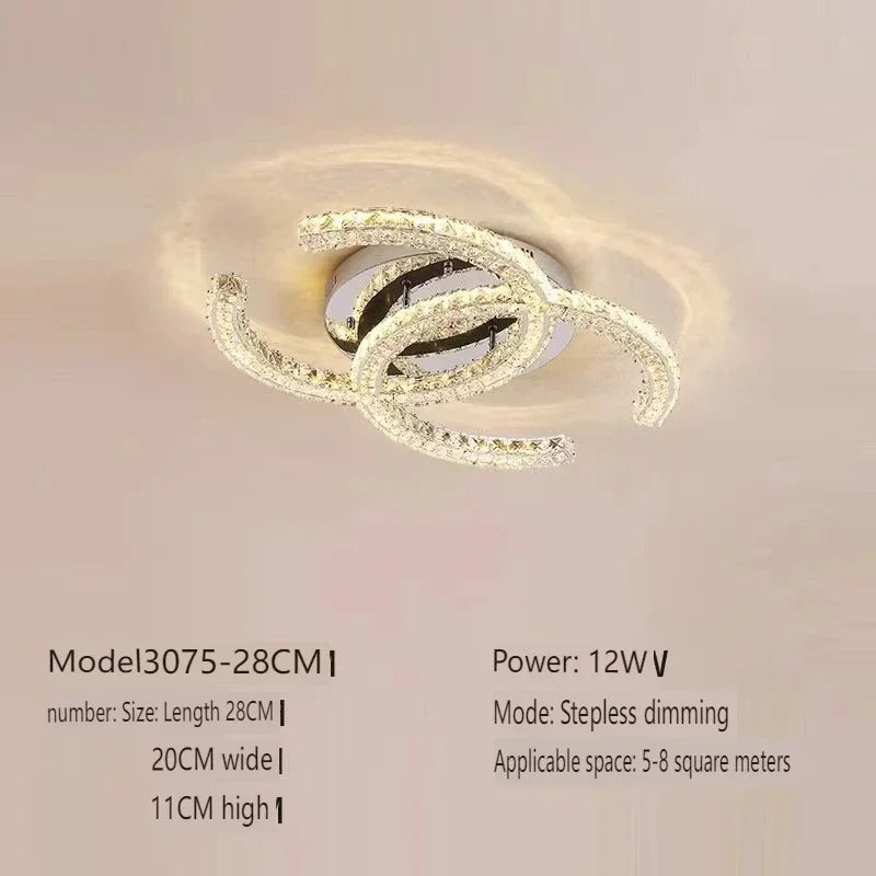 Modern Crystal Chandelier Simple Dining Room Chandelier Home Decoration hanging light fixtures