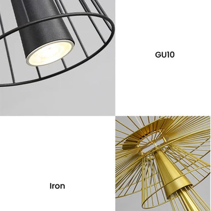 Vintage Gravity Origin Chandelier Luxury Metal lustre suspension black amd gold light for Living Dining Room kitchen island Lamp