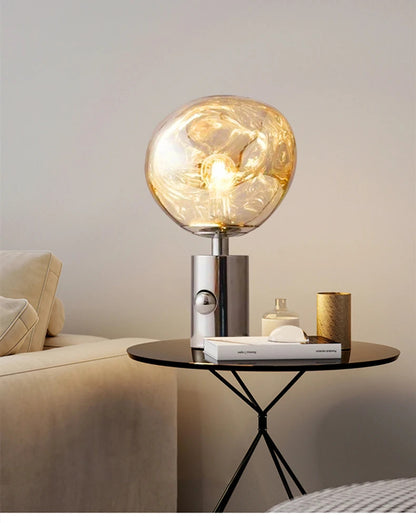 Modern Lava Lampshade LED Table Lamp Bedroom Living Room Restaurant Ambient Desk Lamp Creative Home Decoration Gifts Night Light