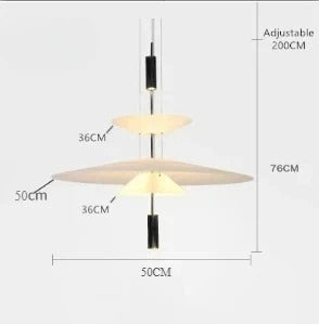 Modern Personality LED Hanging Lamp Flying Saucer Home Decor Denmark Designer Dining Table Bar Living Room UFO Pendant Lights