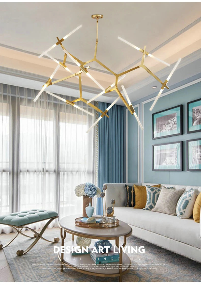 Modern Agnes Chandeliers Art Decor replica lamp