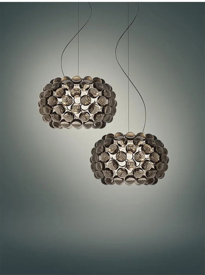 Nordic Foscarini Caboche LED Pendant Light Acrylic Ball Hanging Chandeliers Living Room Restaurant Decor Art Classical Luminaria