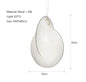 Overlap Suspension Lamp Nordic lamp minimalist creative silk white pendant light