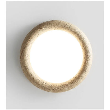 Horizon Travertine Ceiling Light