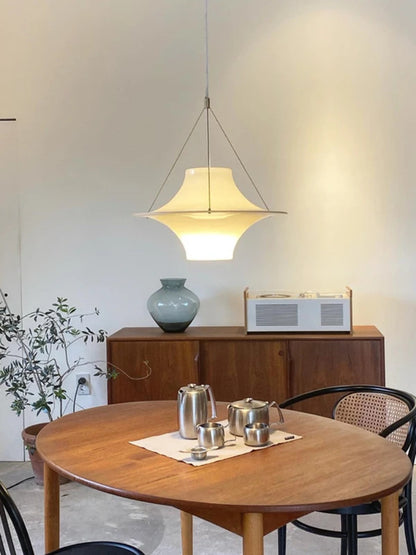 Modern Cream UFO Pendant Lights Nordic Design Dining Table Hanging Chandelier