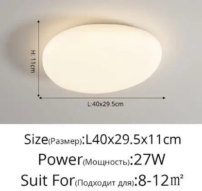 Milky white Ceiling Lamp esthetic room ceiling light fittings